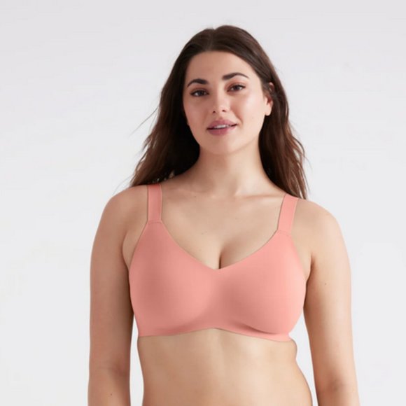 Knix wide strap padded v-neck bra size 6 Fits 32DD, 34DD, 32E - Picture 1 of 9